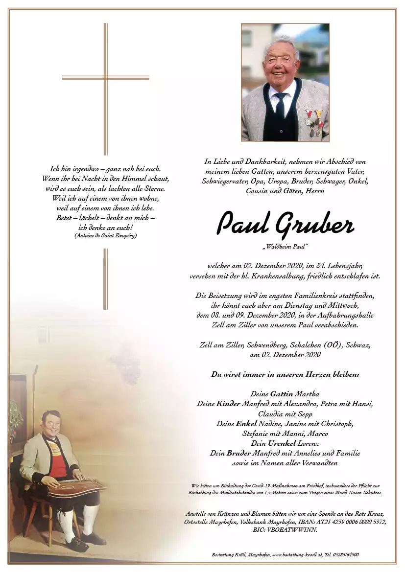Parte von Paul Gruber